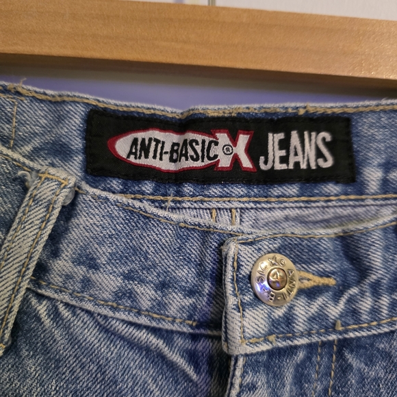 Vintage Anti Basic X Jeans Classic Blue Denim Jeans Sz 31 - Picture 2 of 16
